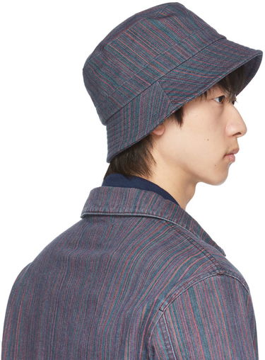 Hattu YMC YMC Upcycled Stripe Denim Bucket Hat Monivärinen | PHSAF, 2