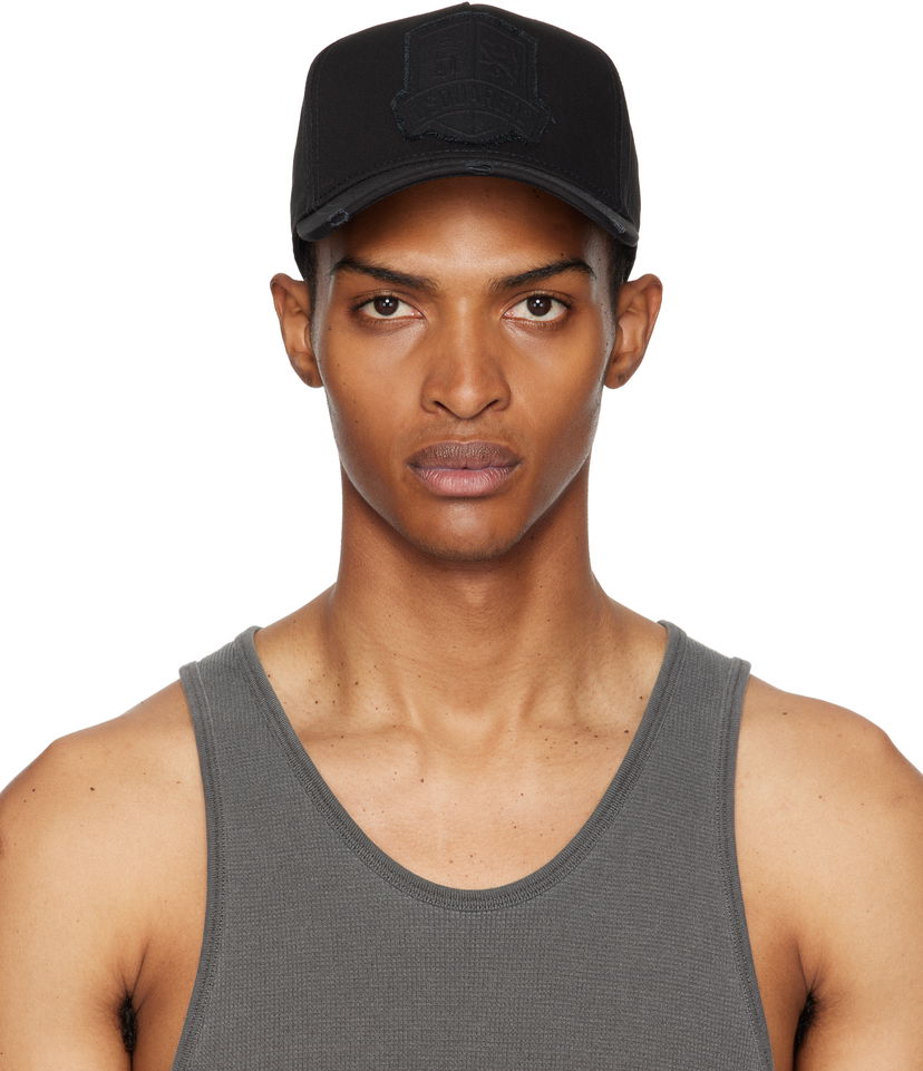Korkki DSQUARED2 Dsquared2 Logo Baseball Cap Musta | BCM0928_05C00001