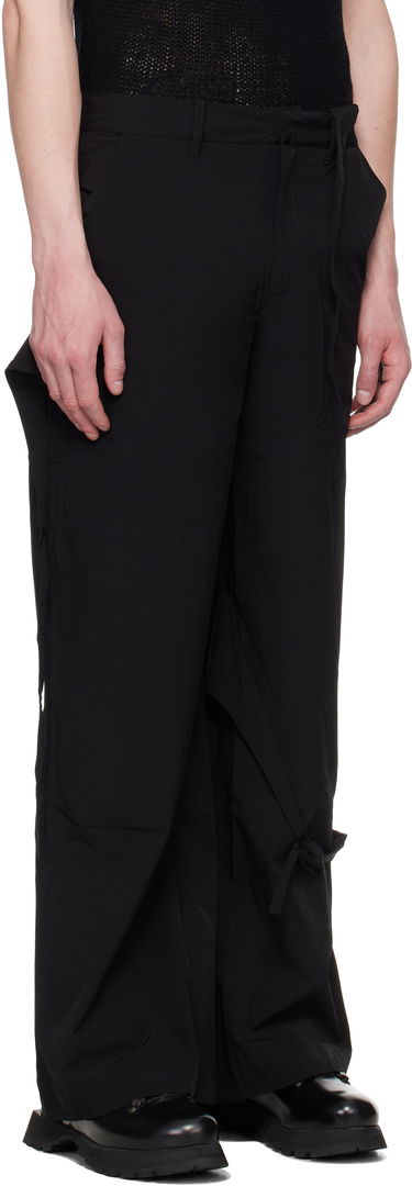 Housut HELIOT EMIL HELIOT EMIL Lavic Tie Waist Trousers Musta | SS25_M_10_194_BLK01, 1