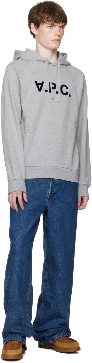 Huppari A.P.C. Khaki Standard Grand 'V.P.C.' Hoodie Ruskea | COHBN-M27908, 3