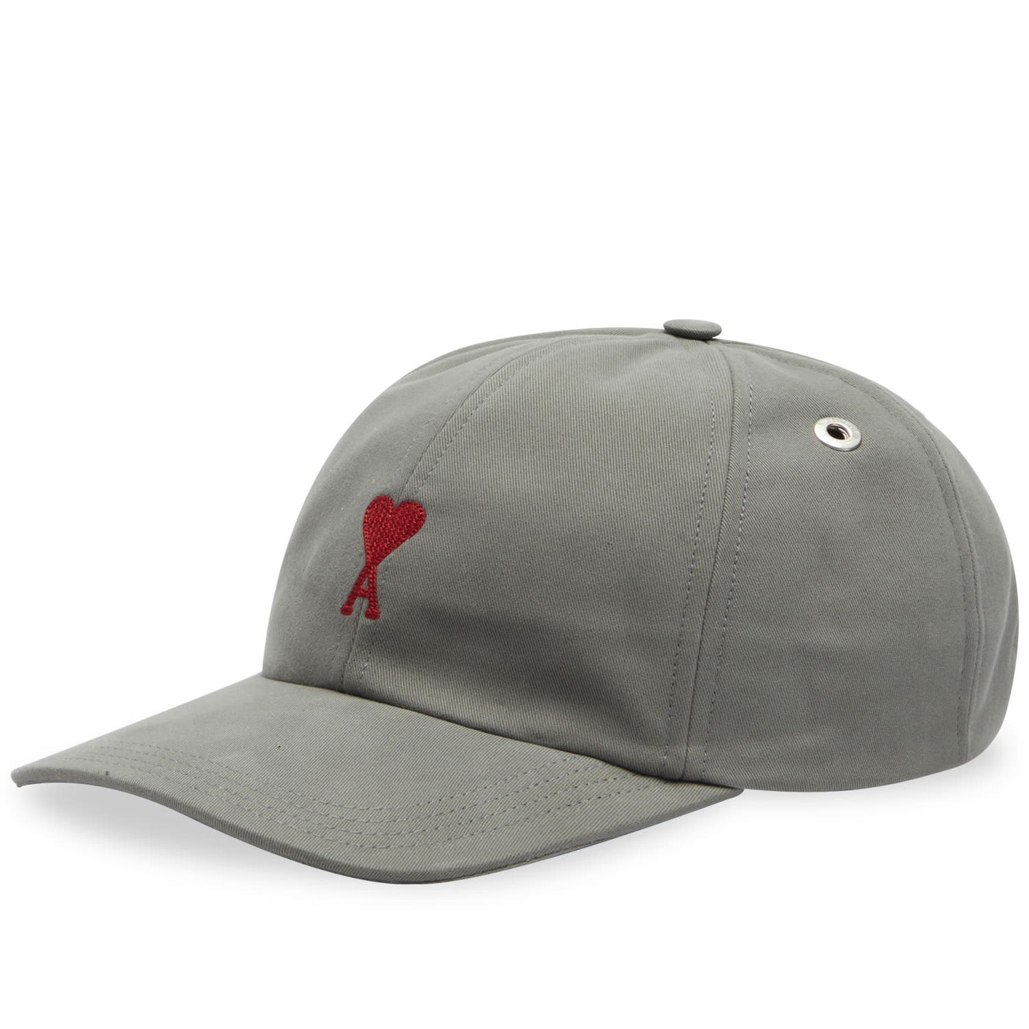 Korkki AMI Small A Canvas Cap Harmaa | UCP006-CO0051-087, 0