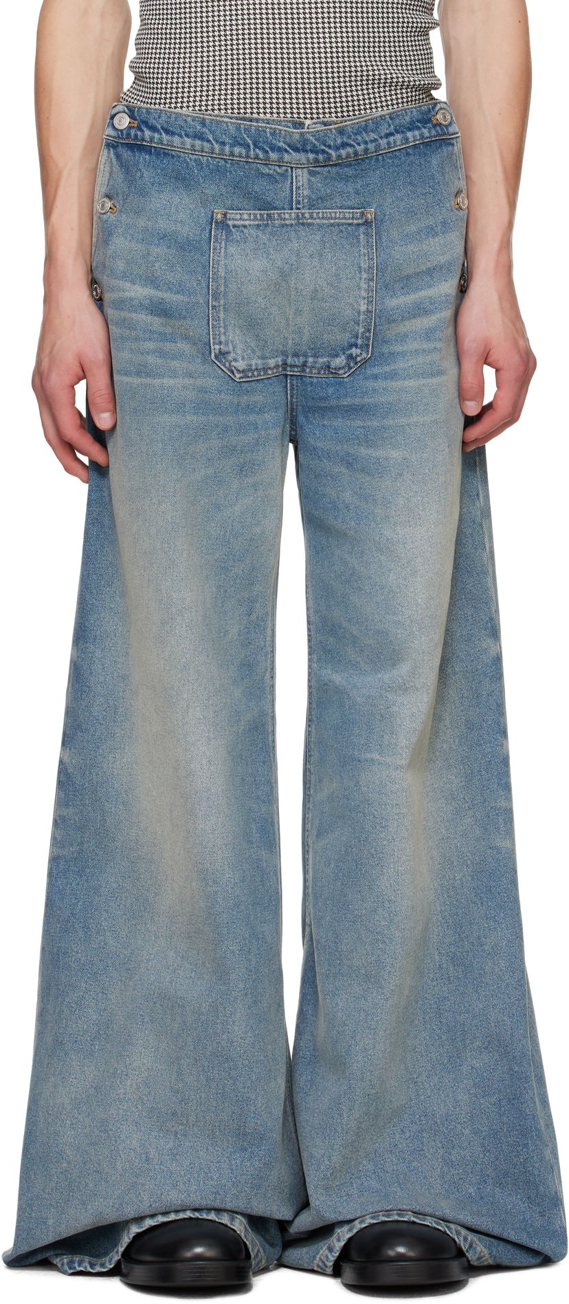 Jeans Courrèges Courrèges One Pocket Baggy Jeans Sininen | 324DPA238DE0033