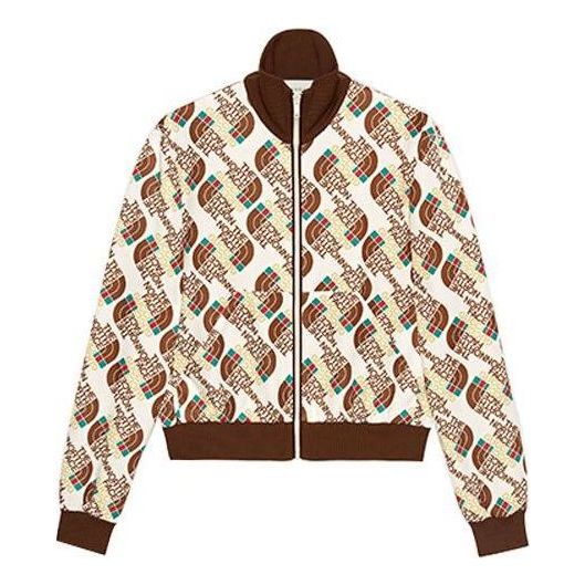 Huppari Gucci Web Print Technical Jersey Jacket by  North Face x  Valkoinen | 651321-XJDCE-9141, 0