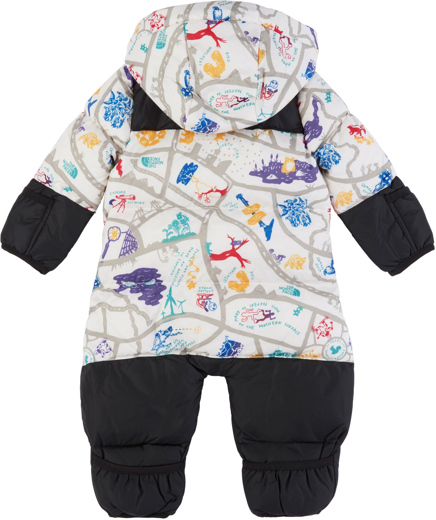 Haalari The North Face Kids' 1996 Retro Nuptse Print Down Snowsuit Monivärinen | NF0A7WPF4FO, 1