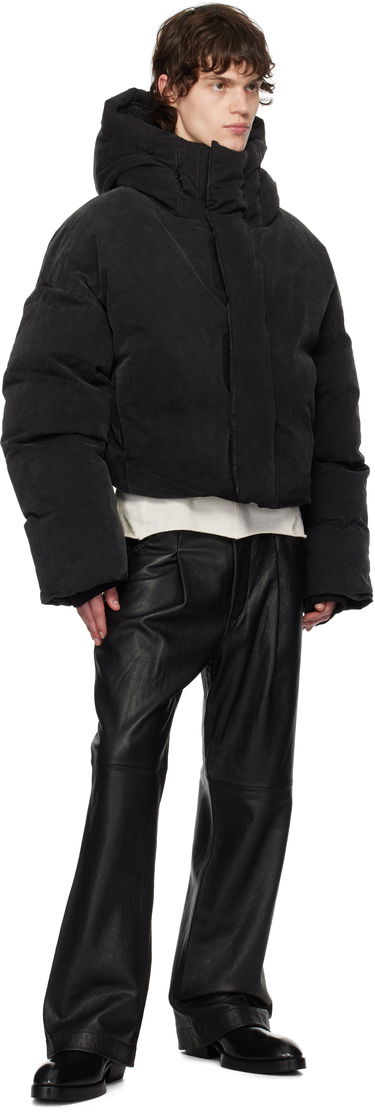 Puffer takki Entire Studios Puffer Down Jacket With Hood Musta | ES2396IR, 3