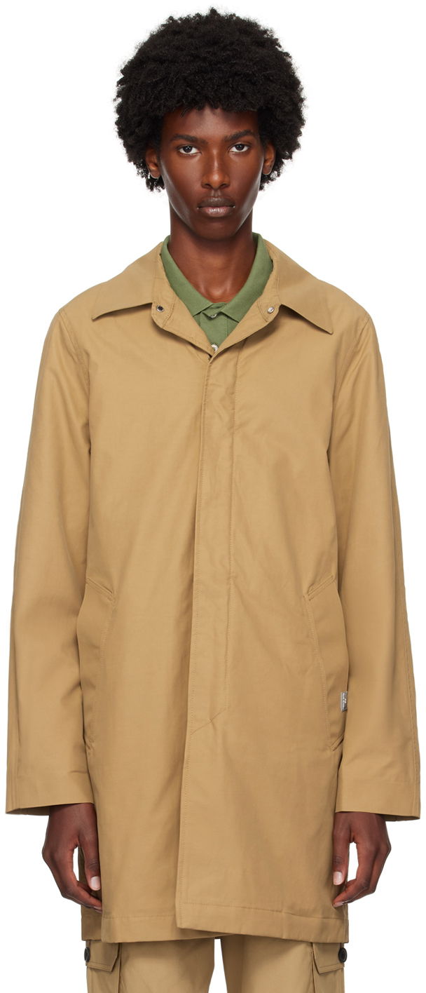 Takit Paul Smith PS Paul Smith Spread Collar Coat Beige | M2R-018Z-N22090-61