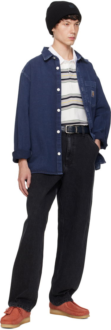 Jeans Carhartt WIP Single Knee Denim Pants Musta | I032024, 4