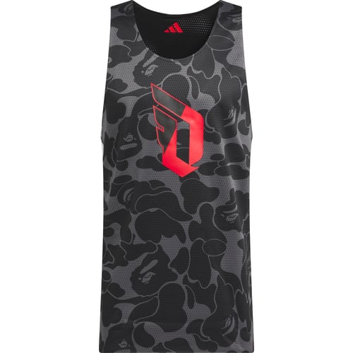 Jersey adidas Originals BAPE x Dame 9 Reversible Jersey Musta | JF1154