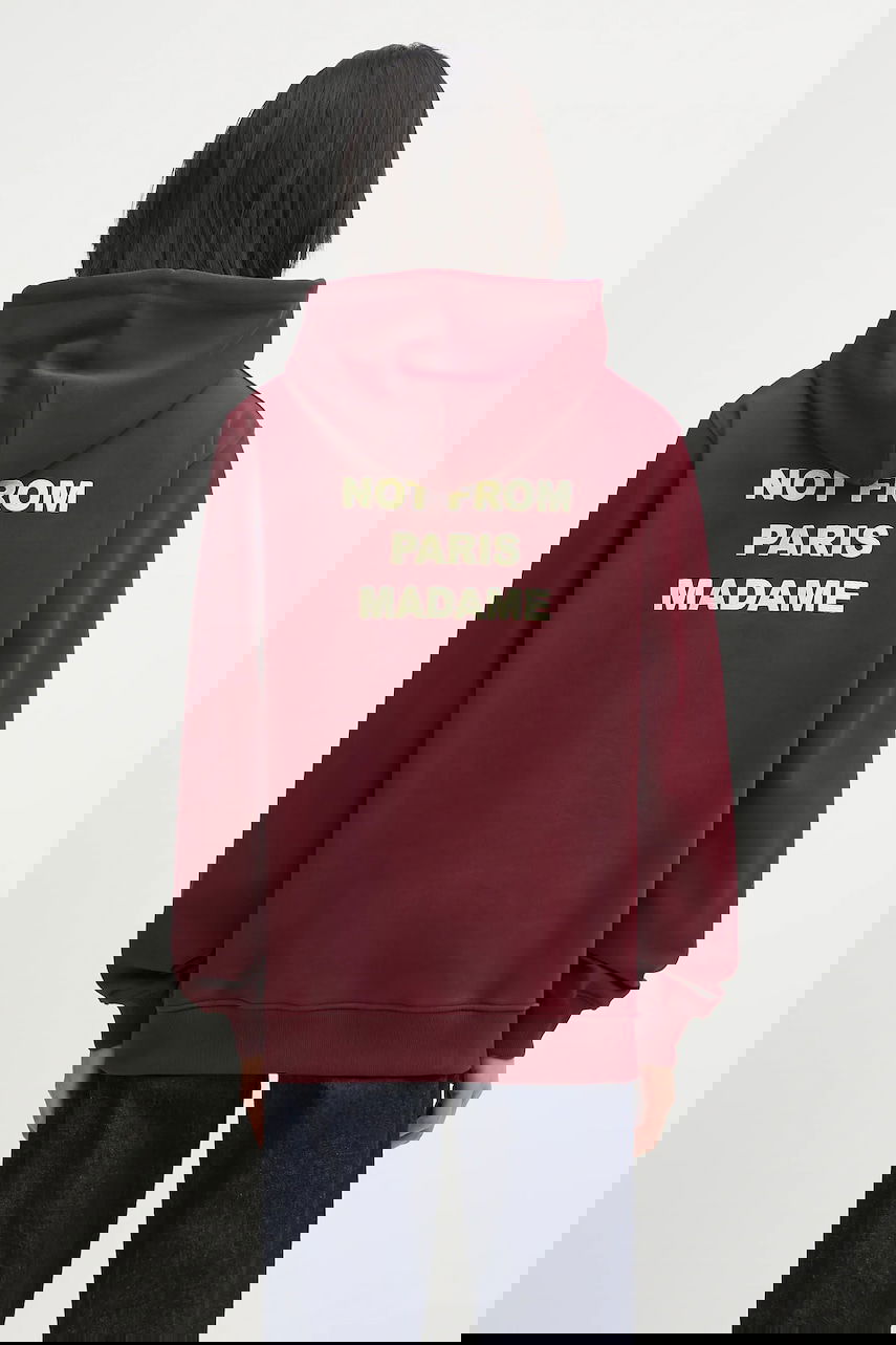 Huppari Drôle de Monsieur Drôle de Monsieur Le Hoodie Slogan Burgundia | I.HO162.CO127, 0