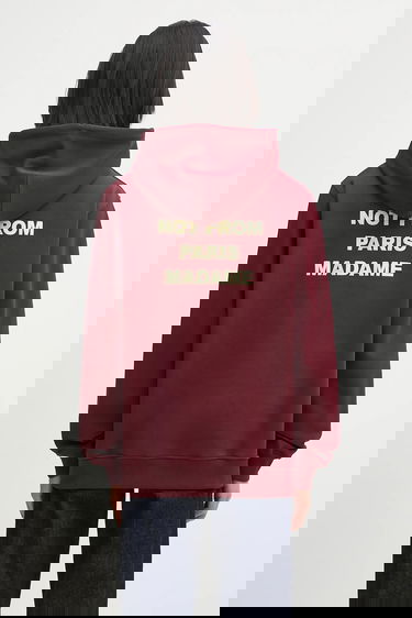 Huppari Drôle de Monsieur Drôle de Monsieur Le Hoodie Slogan Burgundia | I.HO162.CO127, 0