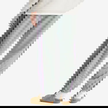 Verryttelyhousut Needles Needles Poly Smooth Zipped Track Pants, Size Large Harmaa | QV310-B, 3