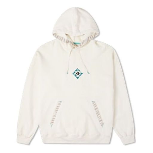 Huppari Converse New Year Series Tiger Stripes Embroidered Hoodie Valkoinen | 10024151-A01