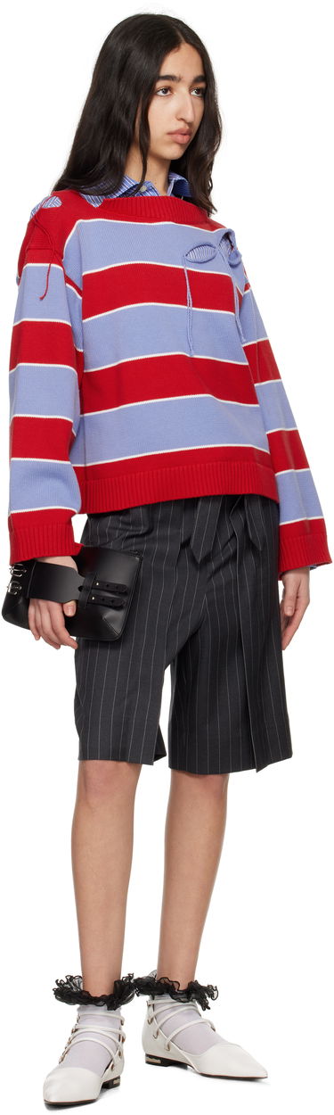 Villapaita Charles Jeffrey Loverboy Charles Jeffrey LOVERBOY Slash Stripe Knit Sweater Monivärinen | 54091301, 3