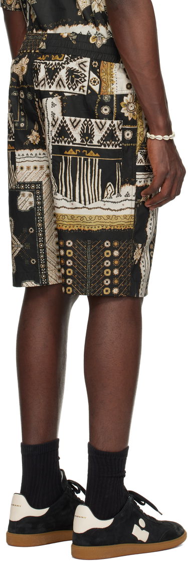 Shortsit ISABEL MARANT Isabel Marant Gregorian Paisley Print Shorts Musta | 25PSH0207HA-C1I09H, 2