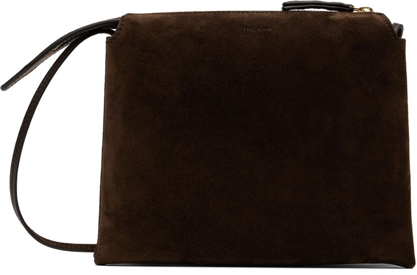 Käsilaukku The Row The Row Nu Mini Twin Suede Bag Ruskea | W1236-L25