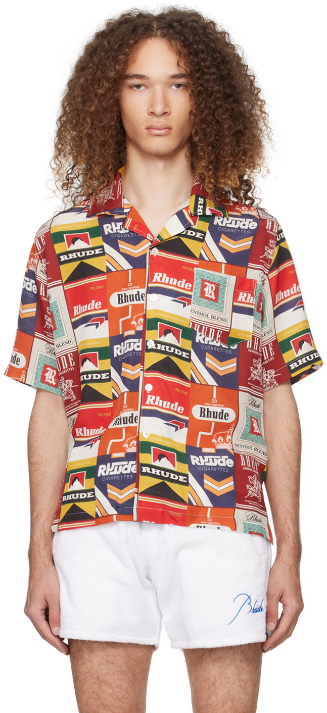 Paita Rhude Printed Shirt Monivärinen | RHPS24SR04174362