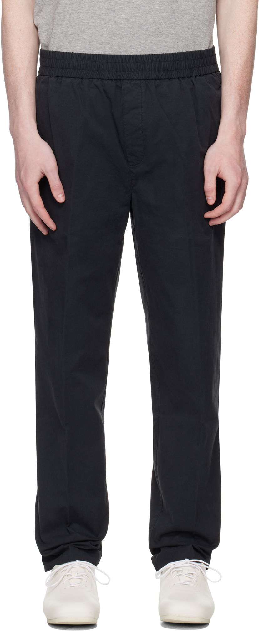 Housut A.P.C. A.P.C. Pieter Elasticated Waist Trousers Musta | COHKU-H08394