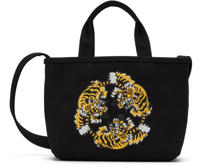 Kangaskassi KENZO VERDY Edition Black Market Tote Bag Musta | FF58SA910F37