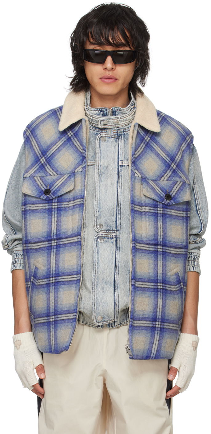 Liivi ISABEL MARANT Kiraneo Vest Sininen | 24PVE0209HB-B1C02H