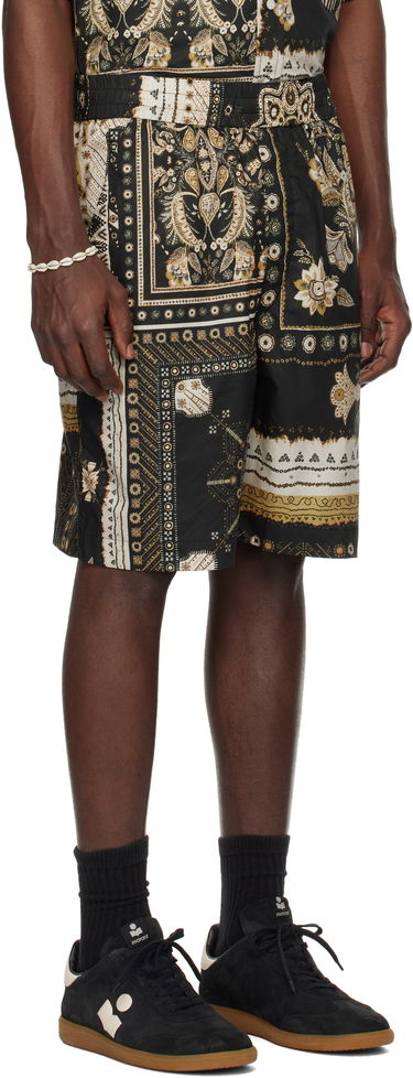 Shortsit ISABEL MARANT Isabel Marant Gregorian Paisley Print Shorts Musta | 25PSH0207HA-C1I09H, 1