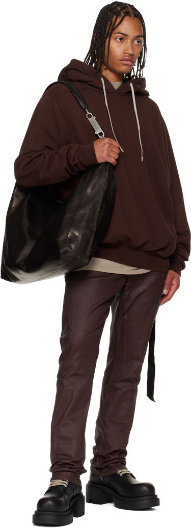 Huppari Rick Owens DRKSHDW Concordians Jumbo Hoodie Ruskea | DU02E7274 RN, 3