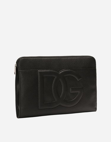 Lompakko Dolce & Gabbana Large Deerskin Clutch Musta | BM2337A803480999, 2