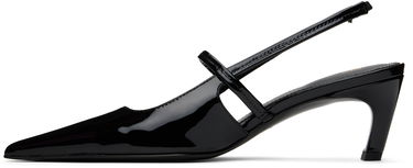 Tennarit ja kengät TOTEME Sharp Patent Slingback Heels Musta | 251-WAS821-LE0091, 2