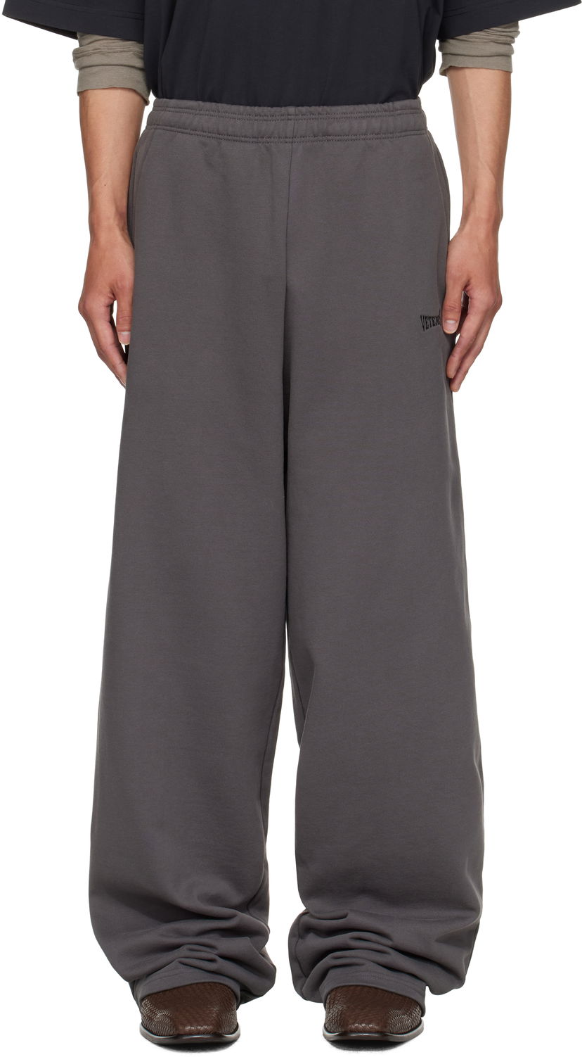 Verryttelyhousut VETEMENTS Vetements Boxing Logo Baggy Sweatpants Harmaa | UH76SP160M