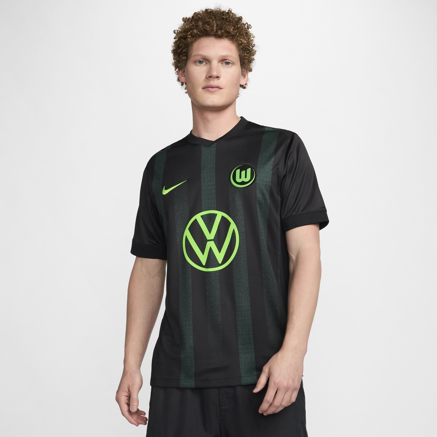 Jersey Nike Dri-FIT VfL Wolfsburg Stadium 2024/25 Away Kit Musta | FZ2820-010, 0