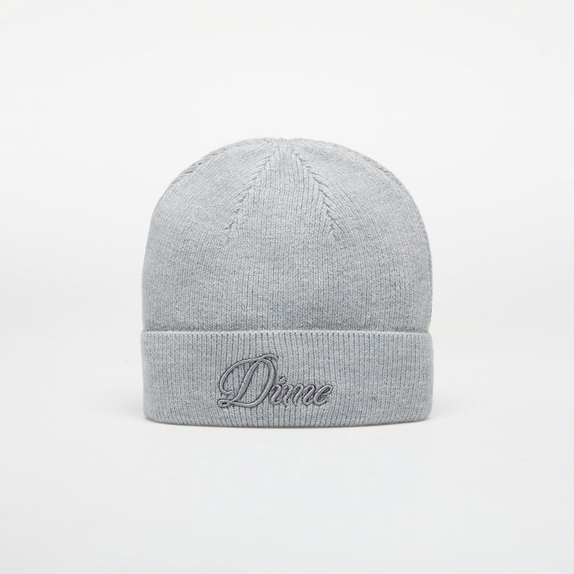 Pipo Dime DIME Cursive Wool Fold Beanie Harmaa | DIMEHO2428GRY