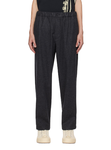 Housut Jil Sander Cropped Trousers Harmaa | J47KA0016_J40119