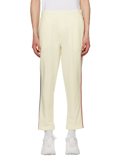 Housut Moncler Piped Lounge Pants Valkoinen | I10918H0000789A1B