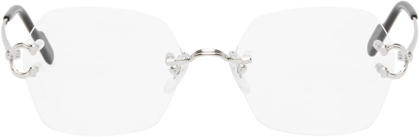 Aurinkolasit Cartier Cartier 'Signature C de Cartier' Rimless Glasses Metallinen | CT0564O-002