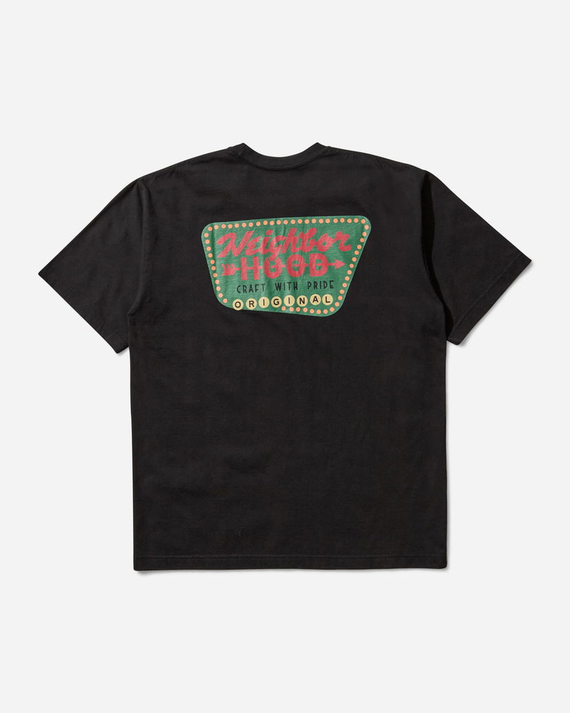 T-paita Neighborhood NH 251 Spot SS-9 Graphic T-Shirt Musta | 251PCNH-ST14S BLACK