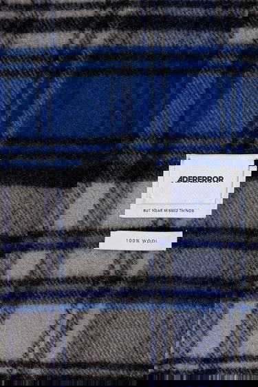 Huivi ADER ERROR Plaid Muffler Scarf Sininen | BMADFWAC0401BL, 4