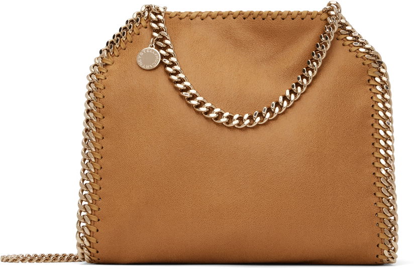 Käsilaukku Stella McCartney Stella McCartney Falabella Mini Chain Shoulder Bag Ruskea | 371223WP0404