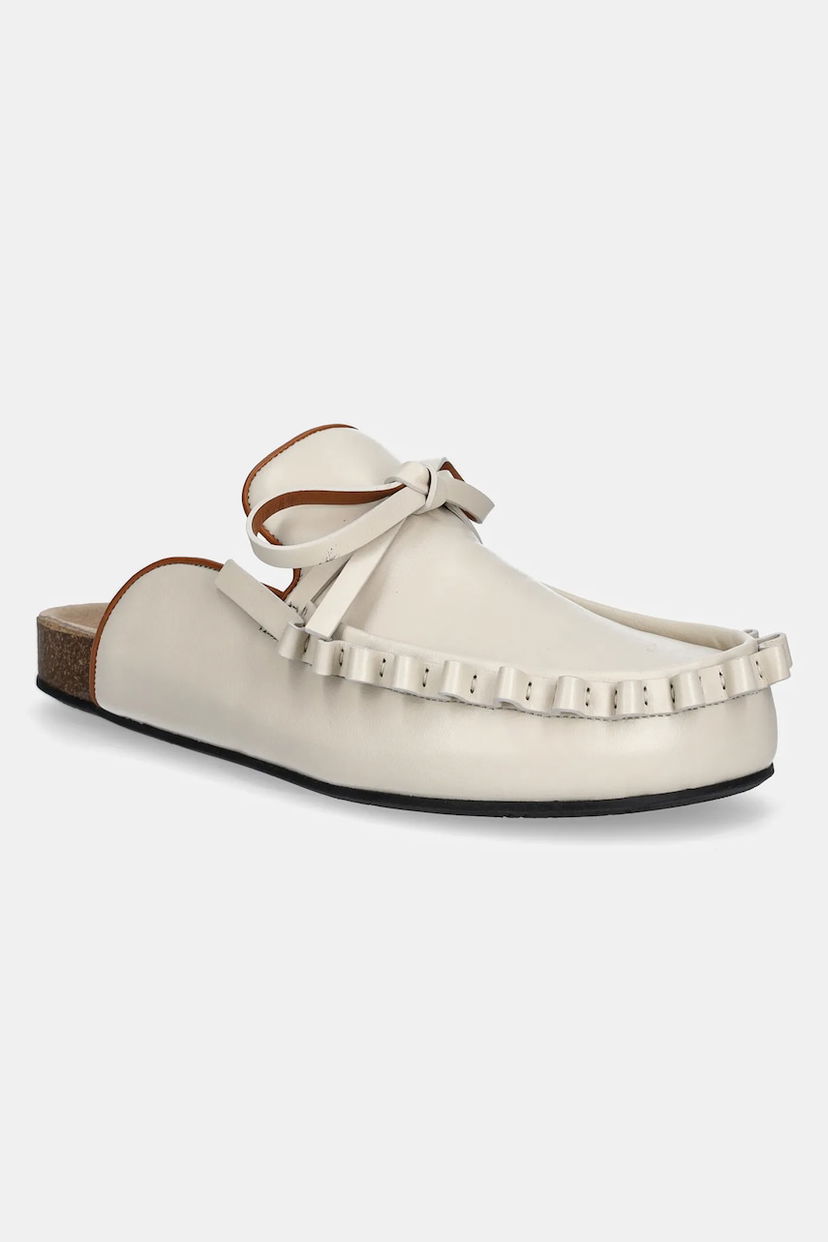 Tennarit ja kengät JW Anderson JW Anderson Leather Mules Valkoinen | LF0069.LA0323.002