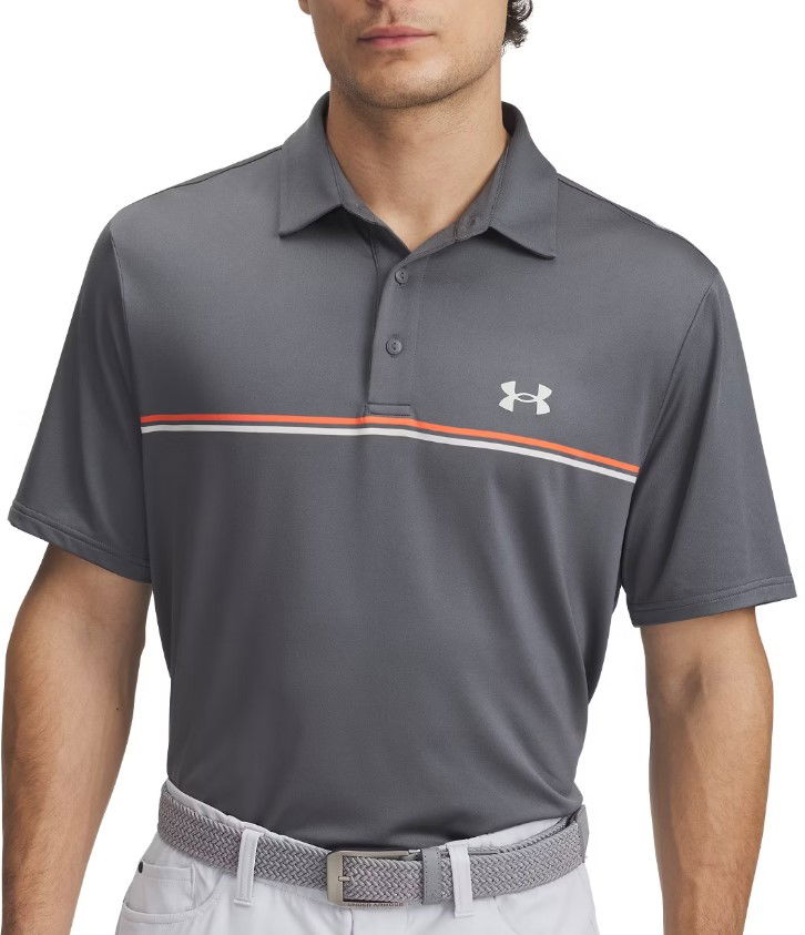 Poolopaita Under Armour Under Armour Playoff 3.0 Stripe Polo Shirt Harmaa | 1378676-025