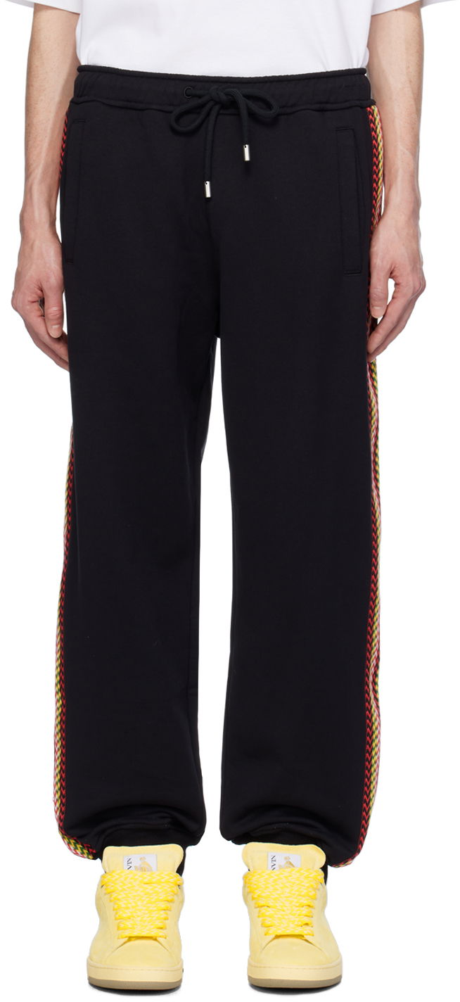 Verryttelyhousut LANVIN Side Curb Sweatpants Musta | RM-TR0063-J212-P24