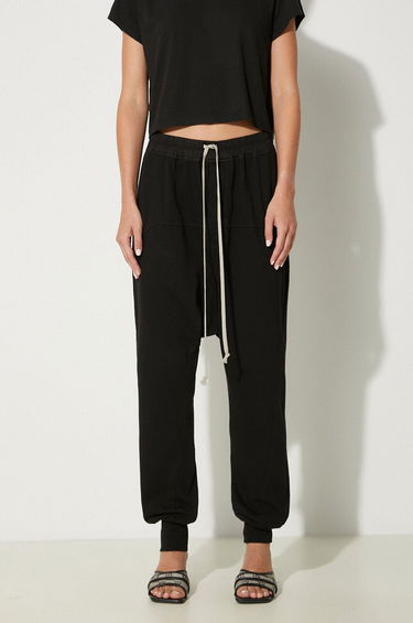 Cargo housut Rick Owens Prisoner Drawstring Pants Musta | DS02D2330.RIG, 0