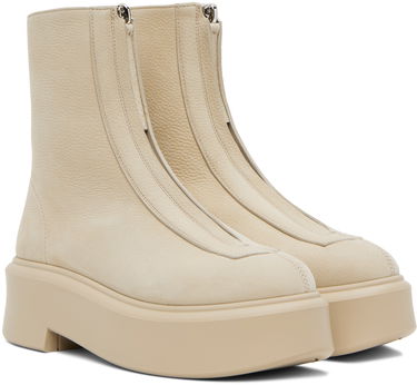 Vaatteet The Row The Row Zipped I Boots Beige | F1144-L131R, 3