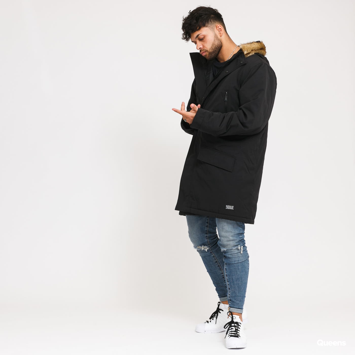 Parka Levi's Woodside Long Utility Musta | 27324-0002, 0