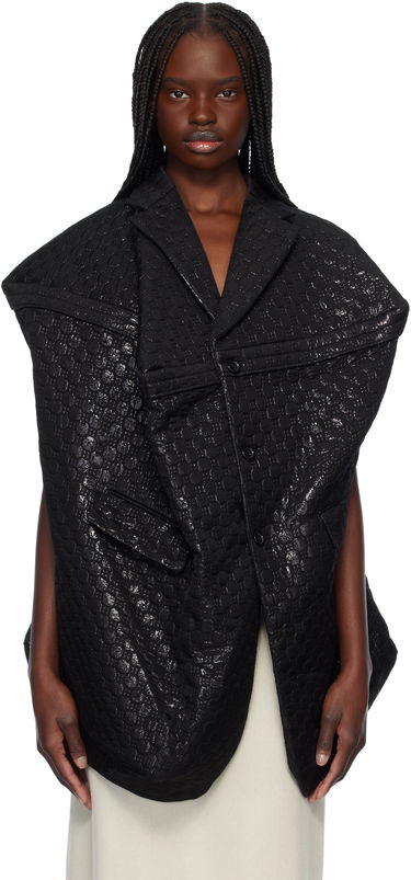 Liivi Comme des Garçons Comme des Garçons Lame Floating Weave Vest Musta | GO-J027-051-1, 0