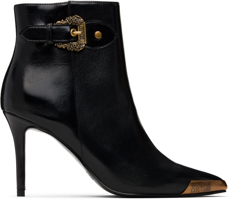 Tennarit ja kengät Versace Jeans Couture Logo Plaque Ankle Boots Musta | E79VA3S57_EZSC35