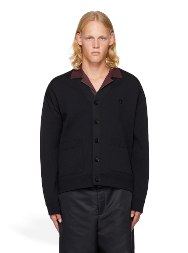 Villapaita Valentino Stud Cardigan Musta | 1V0KA02E8VD