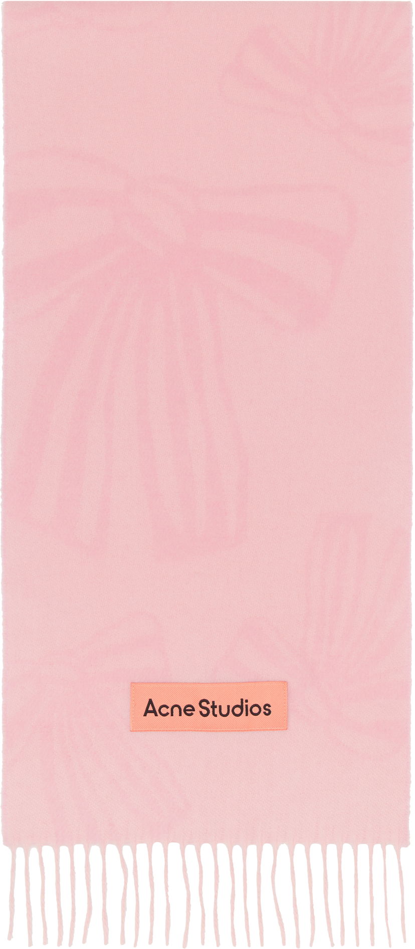 Huivi Acne Studios Acne Studios Cashmere Jacquard Scarf Vaaleanpunainen | CA0366-