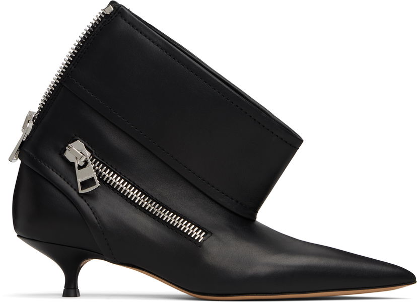 Tennarit ja kengät JW Anderson Biker Kitten Heel Ankle Boots Musta | BT0105-LA0268