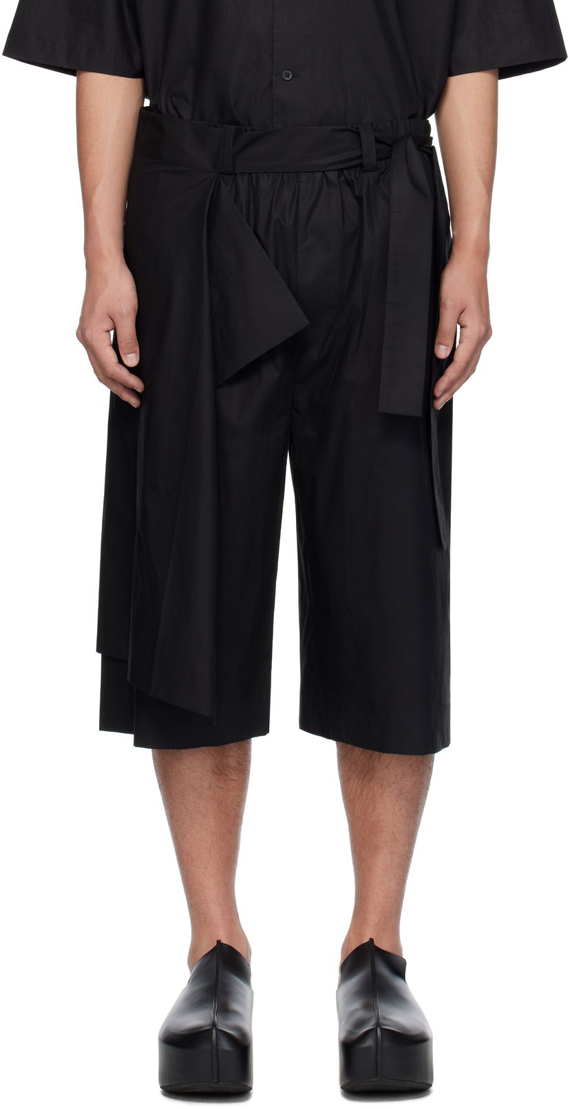 Shortsit Craig Green Craig Green Towel Shorts Musta | CGSS25CWOTRS84