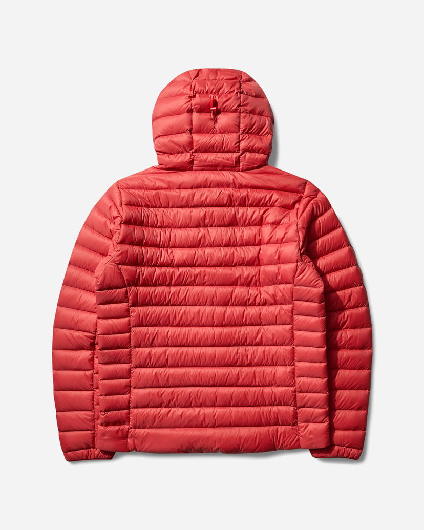 Puffer takki Patagonia Down Sweater Hooded Jacket Punainen | 84702 AMRE