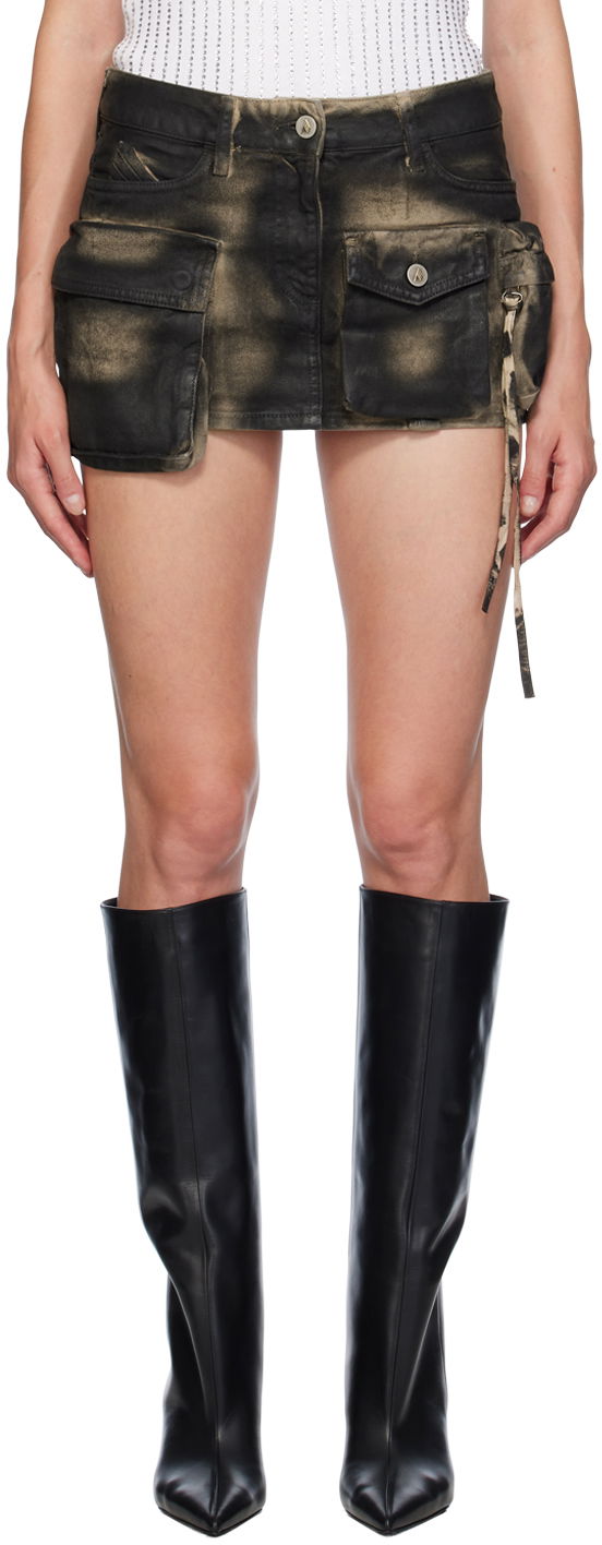 Hame The Attico Attico Fay Denim Miniskirt Musta | SPEWCS136 C109, 0